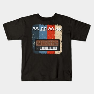 Modular Synthesizer Synth ADSR Analog Drum Machine Kids T-Shirt